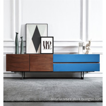 Wooden tv cabinet lacquered